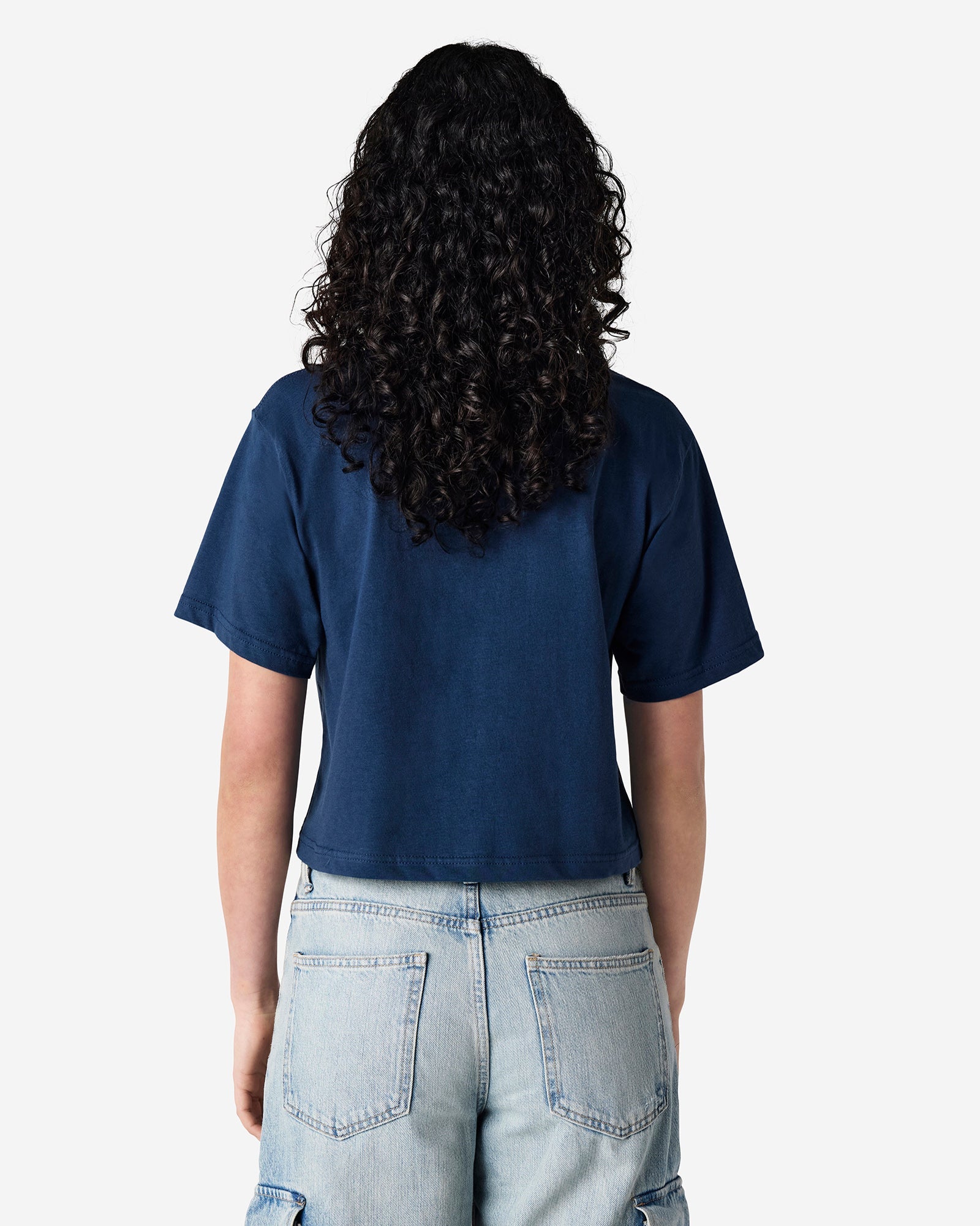 102 American Apparel Women's Fine Jersey Boxy T-Shirt