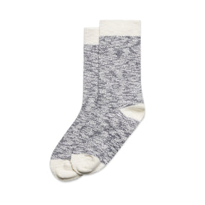 1217 SLUB SOCKS (2PK)