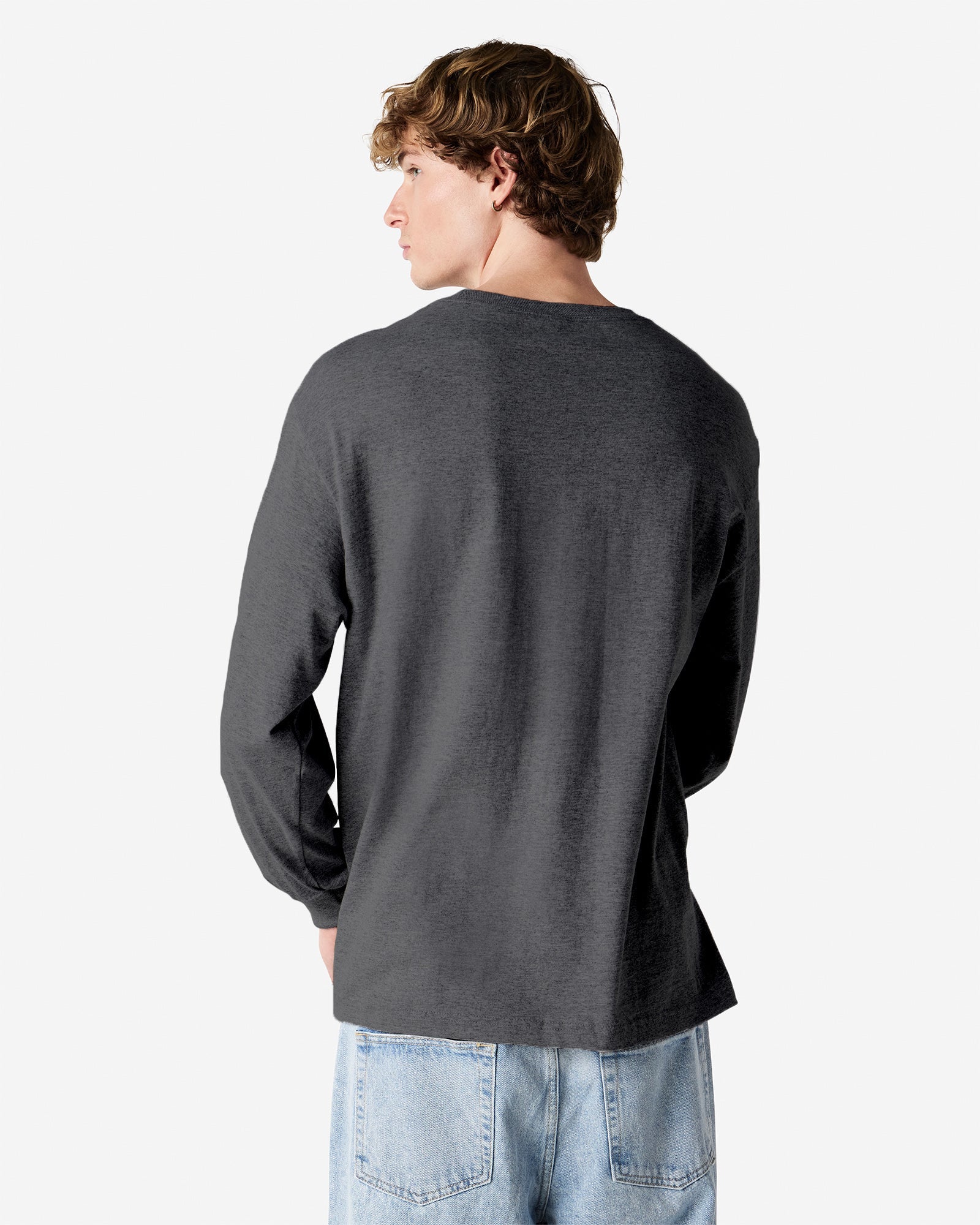1304 American Apparel Heavyweight Cotton Unisex Long Sleeve T-Shirt