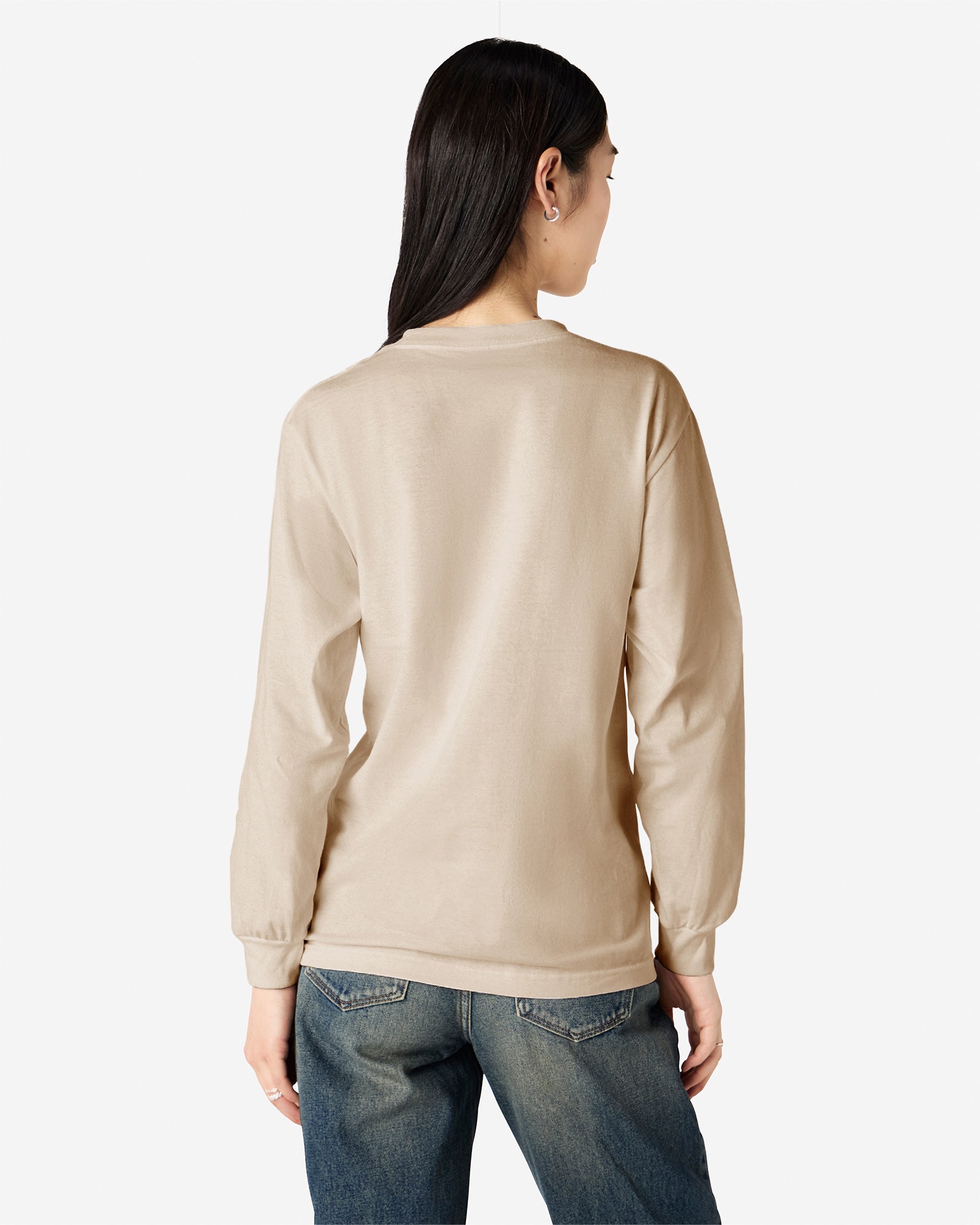 1304 American Apparel Heavyweight Cotton Unisex Long Sleeve T-Shirt