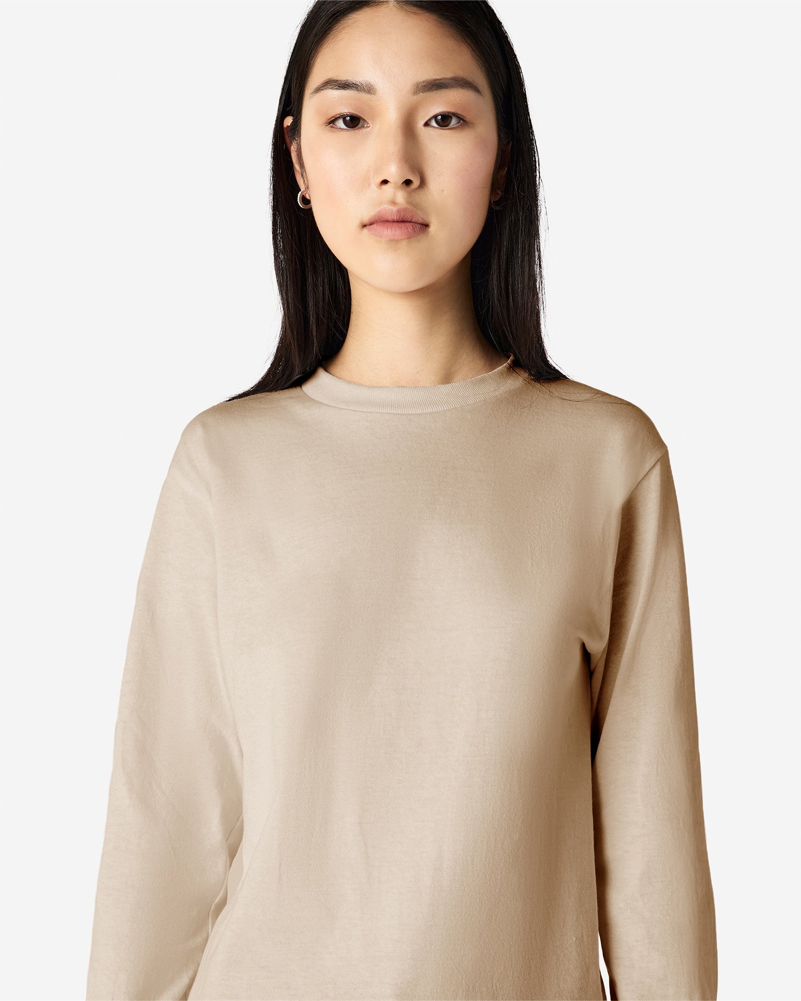 1304 American Apparel Heavyweight Cotton Unisex Long Sleeve T-Shirt