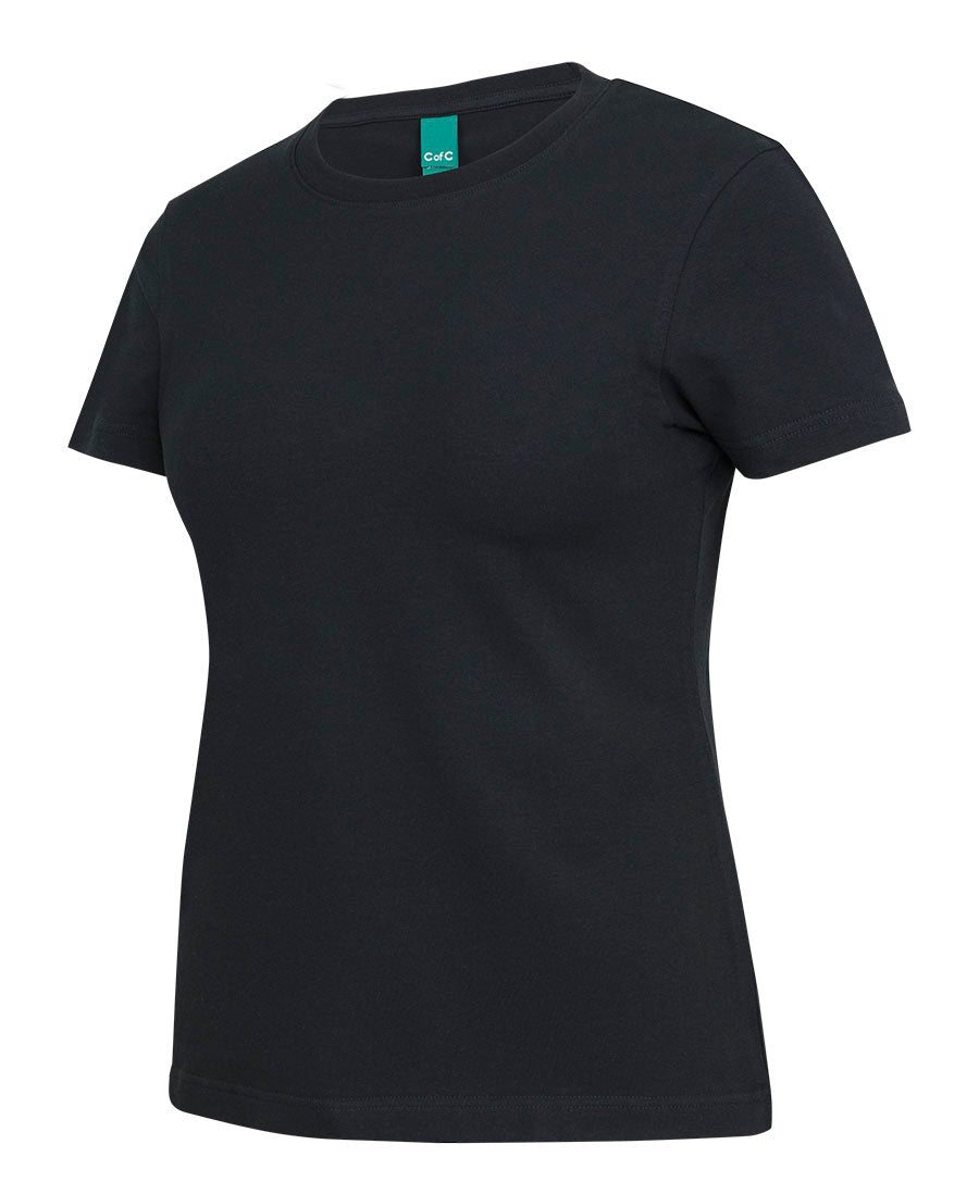 C of C Ladies Cotton S/S Stretch Tee 1STS1