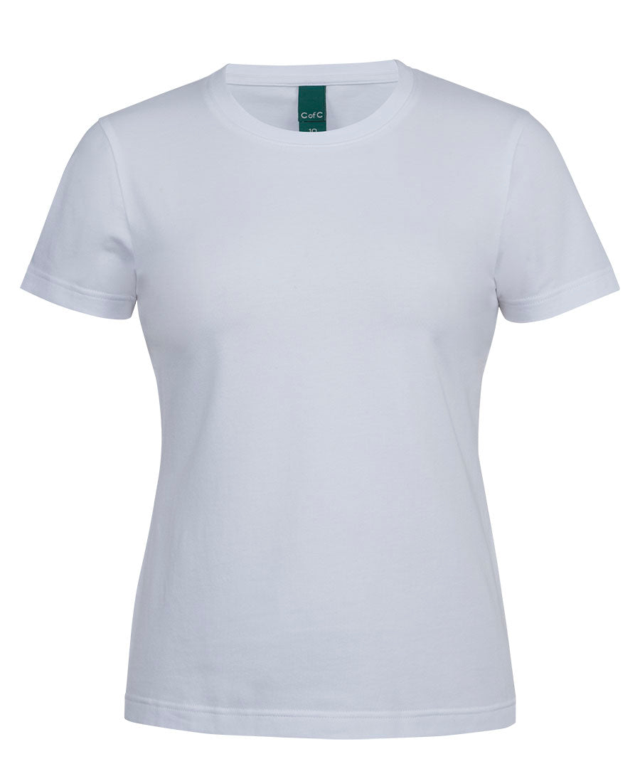 C of C Ladies Cotton S/S Stretch Tee 1STS1