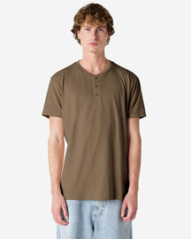 2004CVC American Apparel CVC Unisex Henley T-shirt