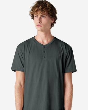 2004CVC American Apparel CVC Unisex Henley T-shirt