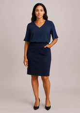20717 Womens Siena Bandless Pencil Skirt