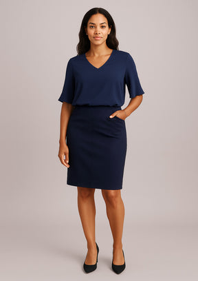 20717 Womens Siena Bandless Pencil Skirt