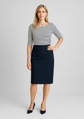 24011 Womens Comfort Wool Stretch Relaxed Fit Lined Skirt