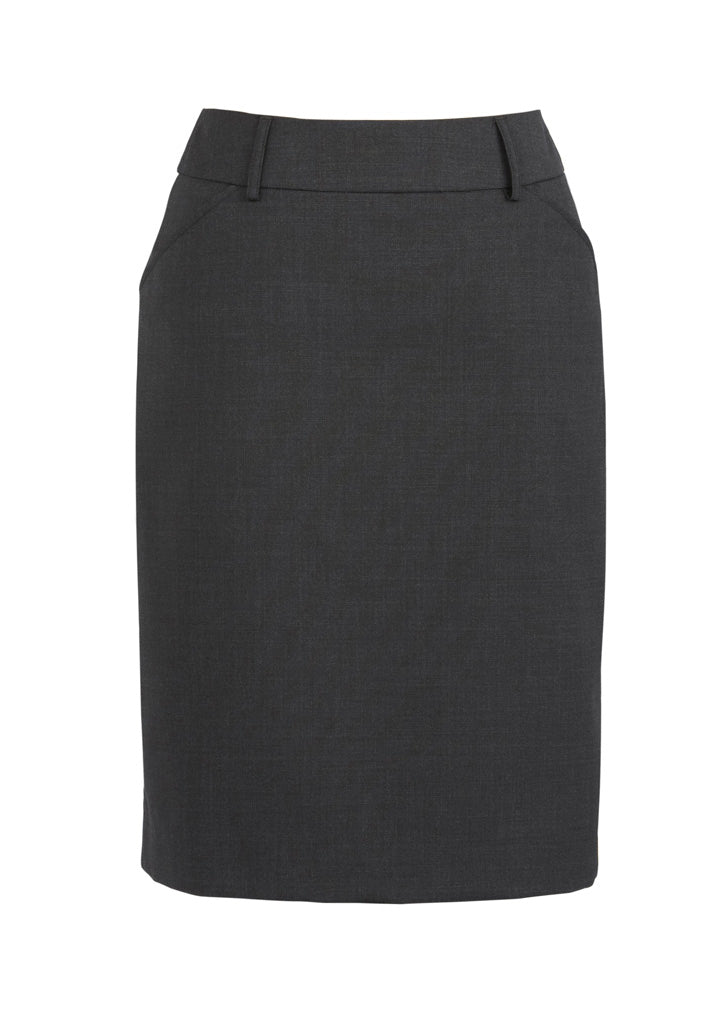 24015 Womens Comfort Wool Stretch Multi-Pleat Skirt