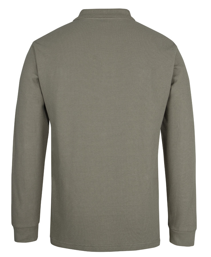 C of C 320g L/S Popcorn Cotton Polo 2PCL