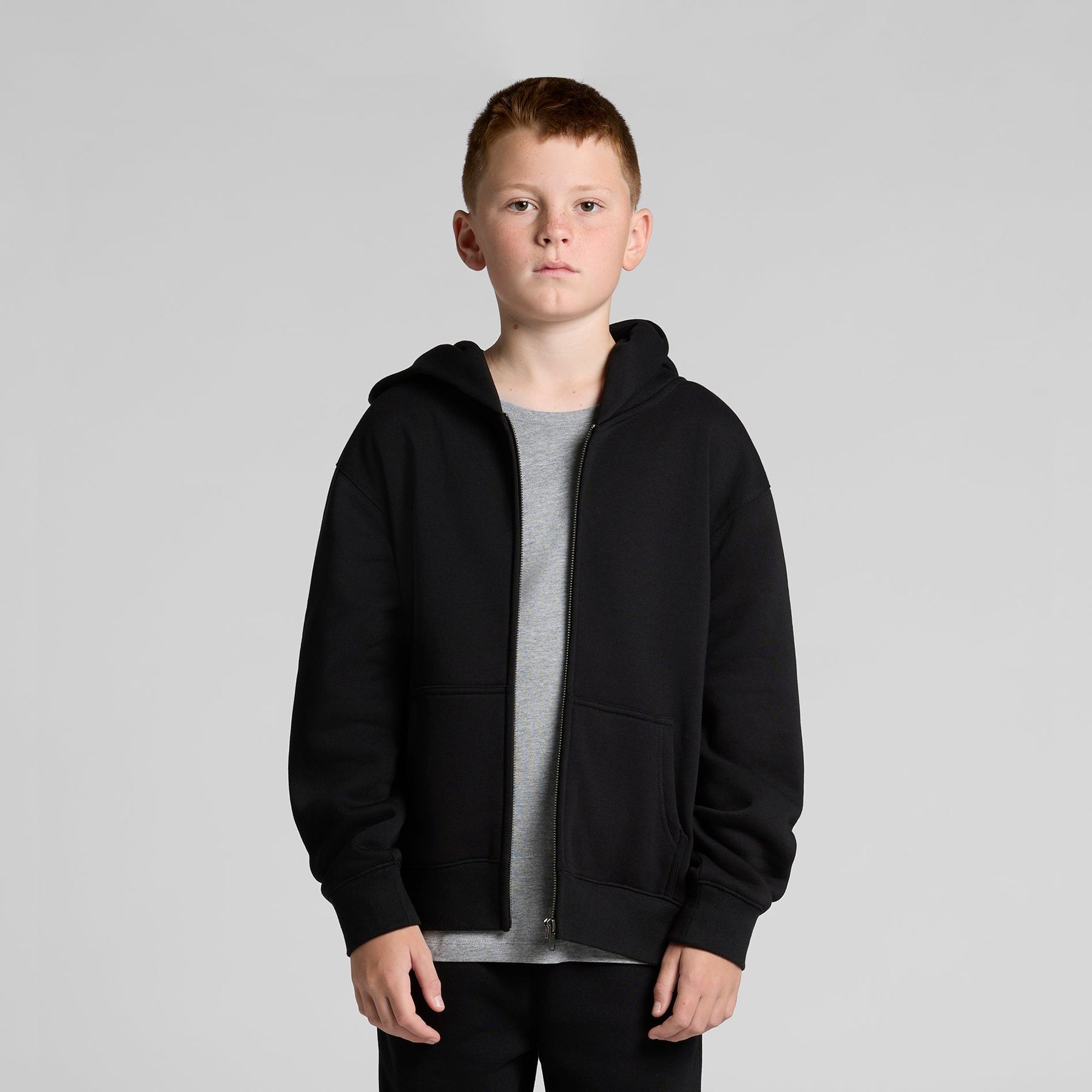 3039 YOUTH RELAX ZIP HOOD