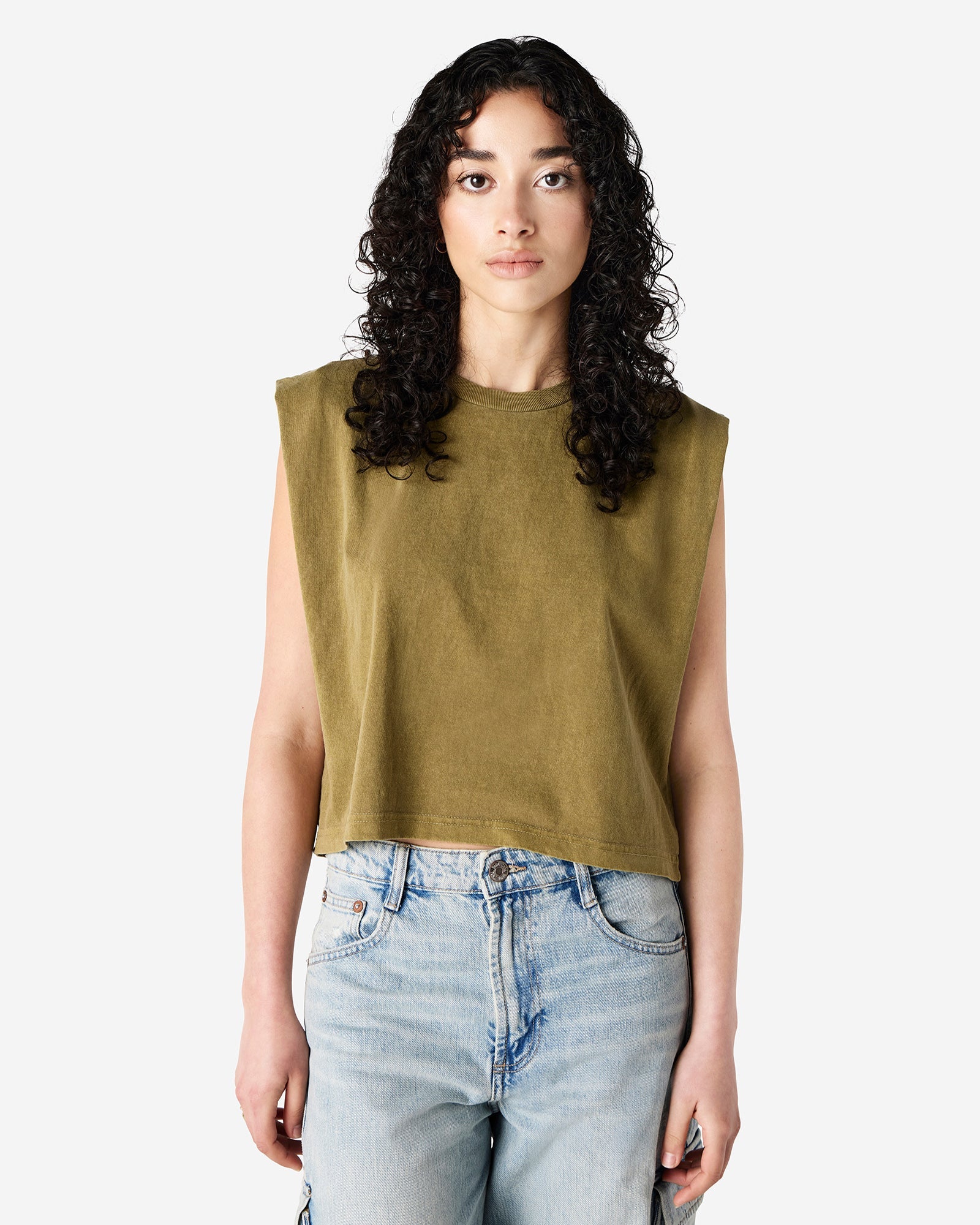 307GD American Apparel Women's Muscle T-shirt