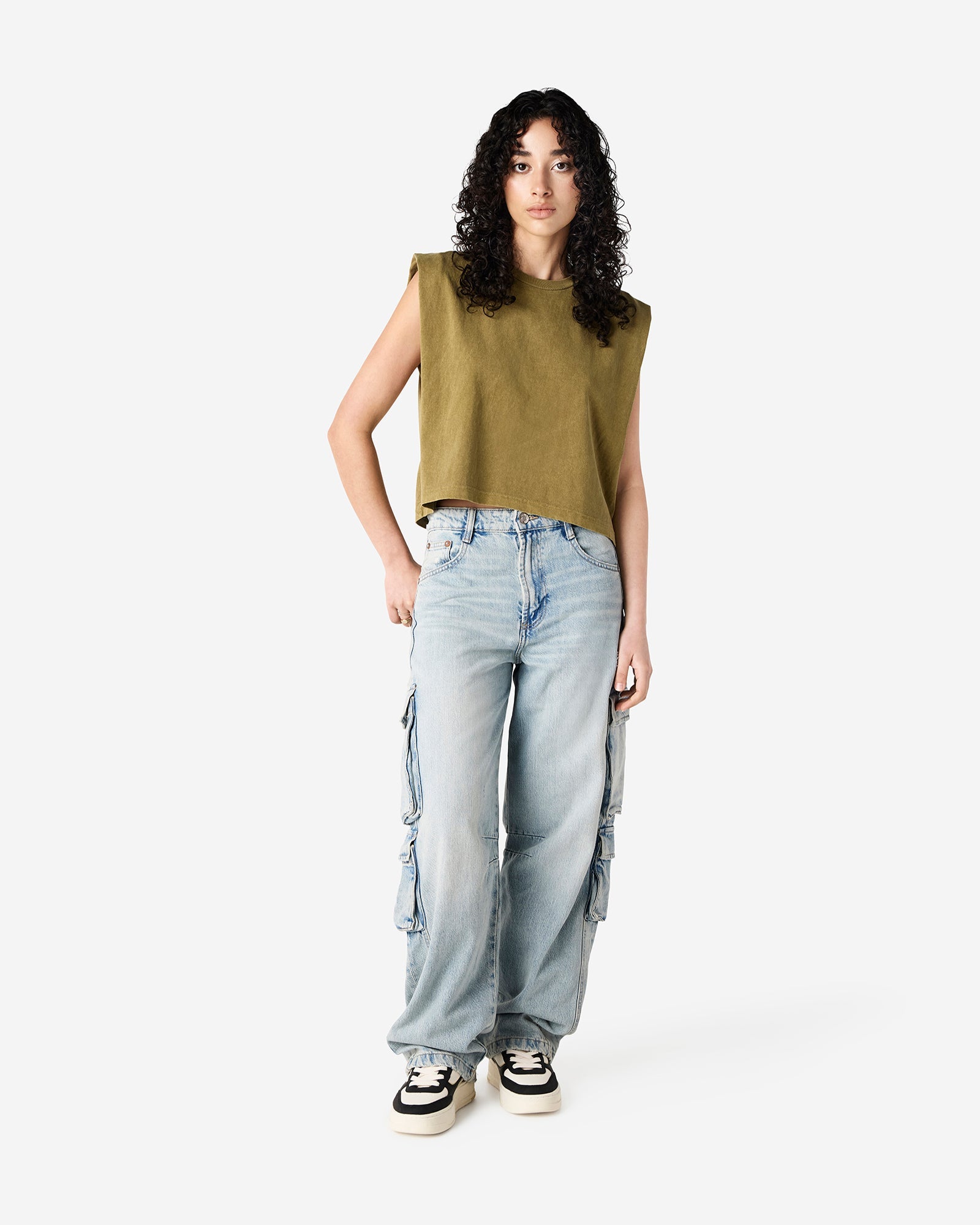 307GD American Apparel Women's Muscle T-shirt