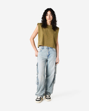 307GD American Apparel Women's Muscle T-shirt