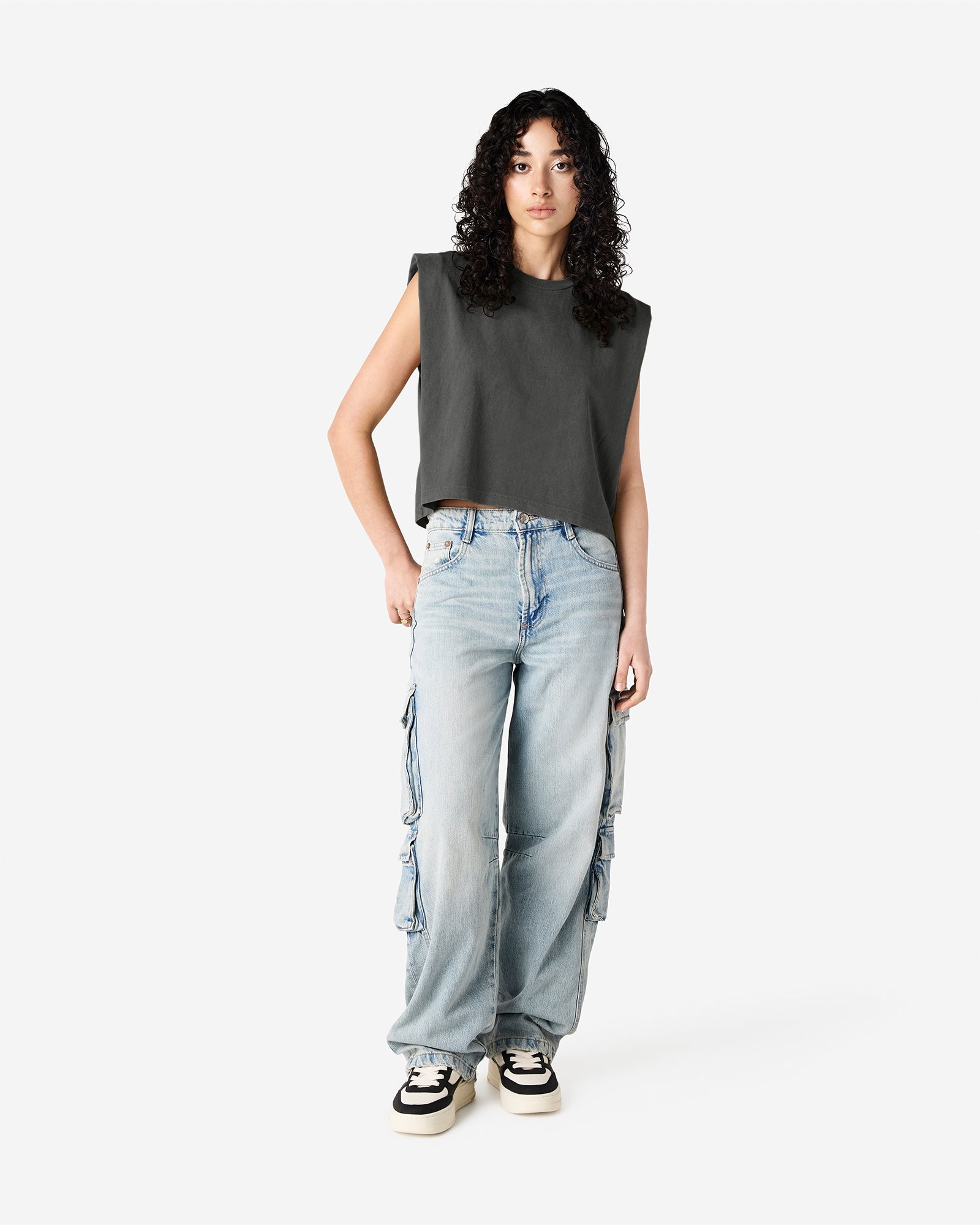 307GD American Apparel Women's Muscle T-shirt