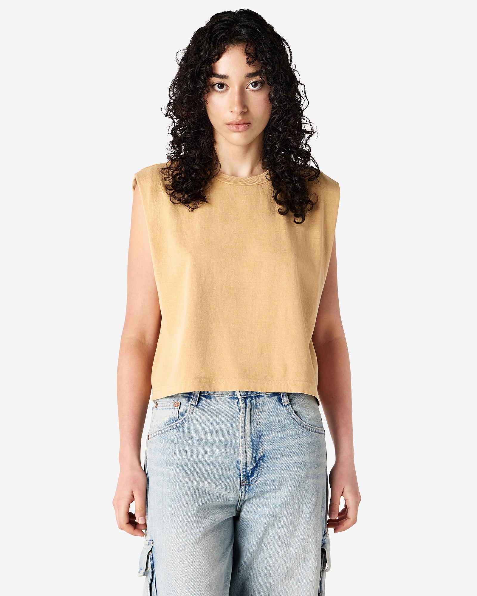 307GD American Apparel Women's Muscle T-shirt