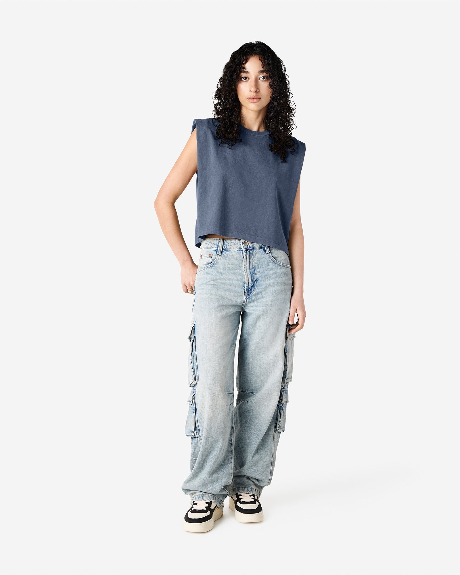 307GD American Apparel Women's Muscle T-shirt