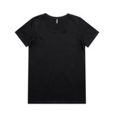 4019 WOS MAPLE SCOOP TEE
