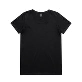 4019 WOS MAPLE SCOOP TEE