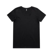 4019 WOS MAPLE SCOOP TEE