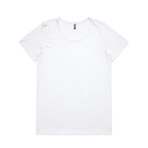 4019 WOS MAPLE SCOOP TEE