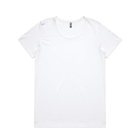 4019 WOS MAPLE SCOOP TEE