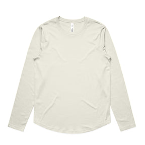 4021 WOS MAPLE CURVE LS TEE