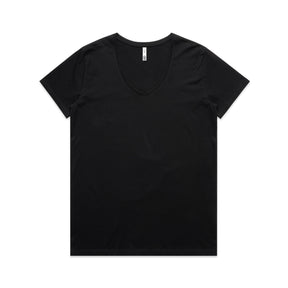 4023 WOS MAPLE V NECK TEE