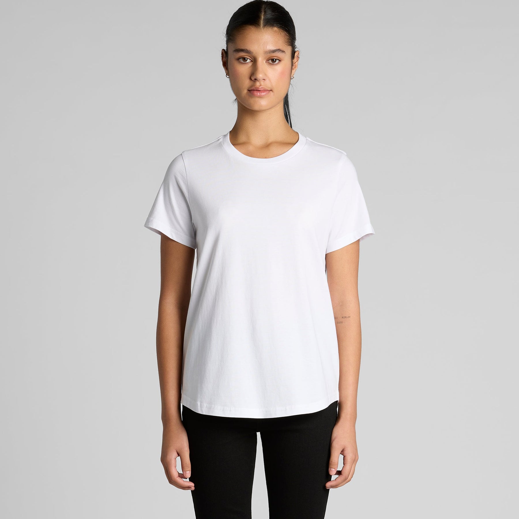 4024 WOS MAPLE CURVE TEE