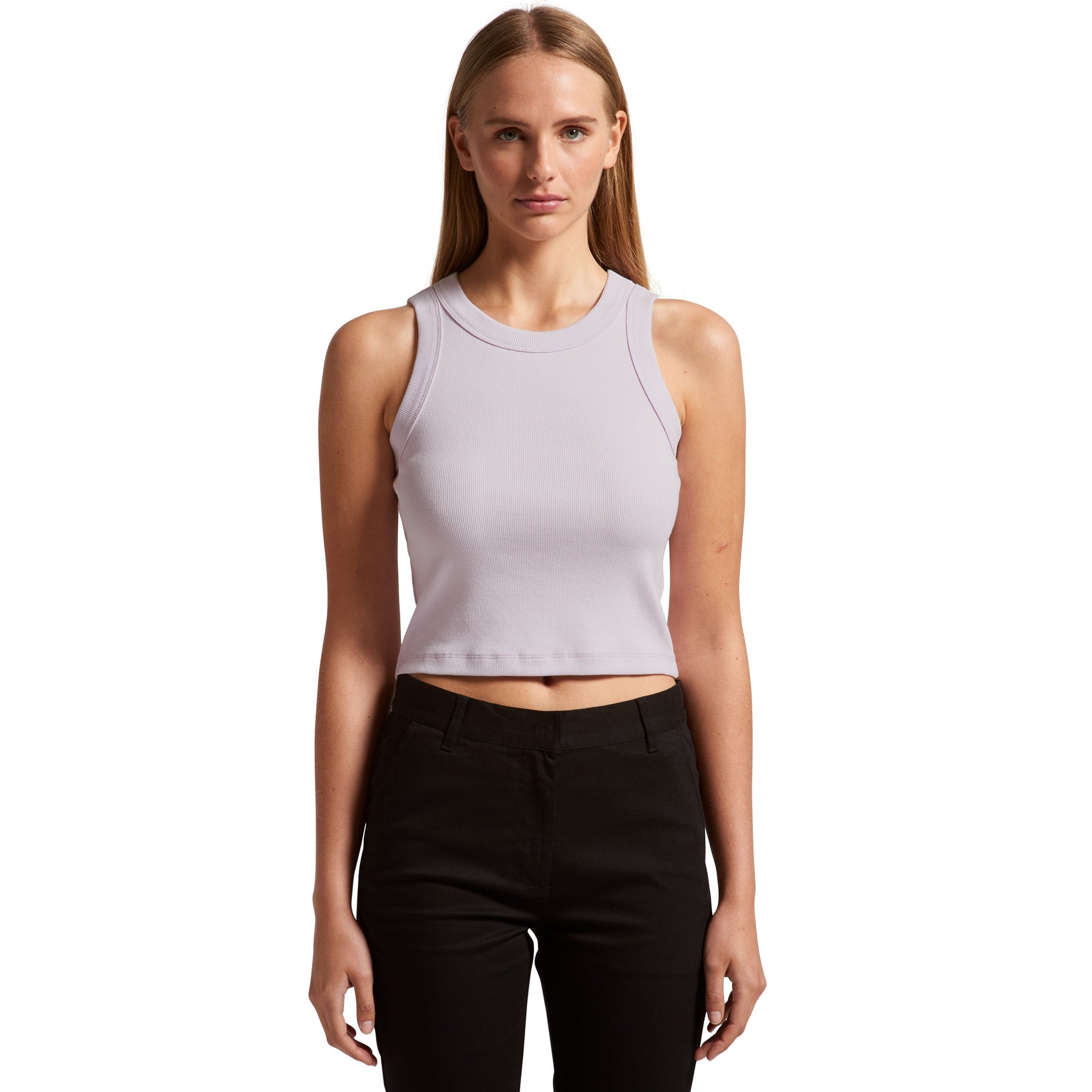 4064G ORGANIC RIB CROP TANK