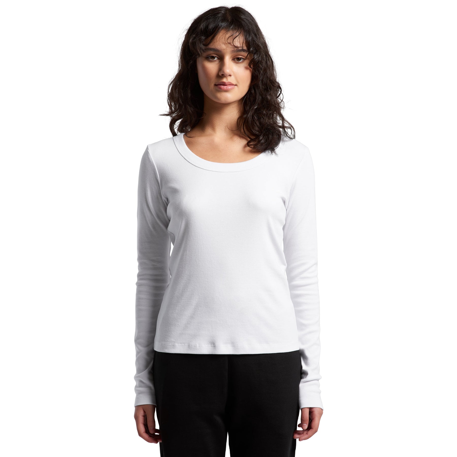4075 ORGANIC RIB LS TEE