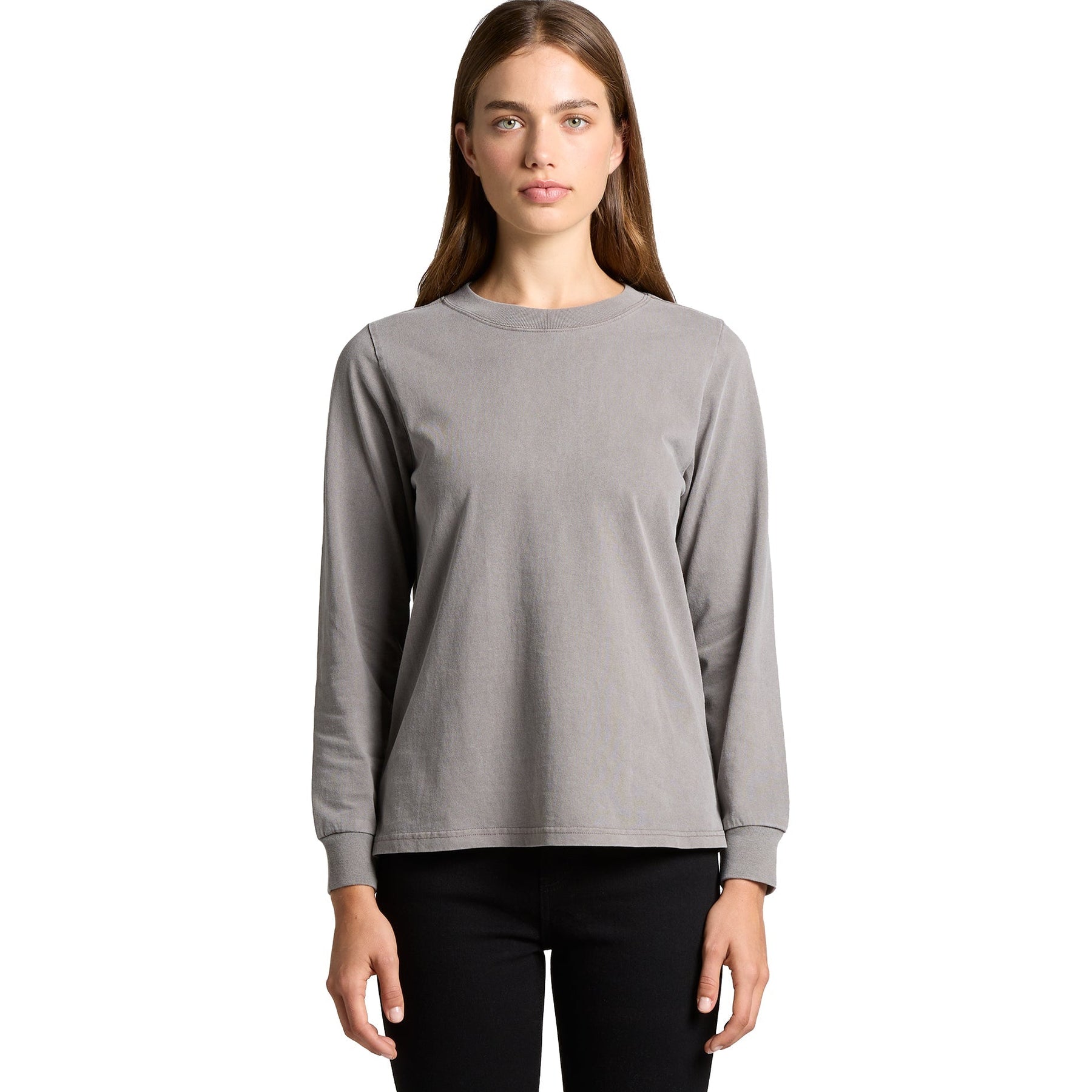 4083 WOS HEAVY FADED LS TEE