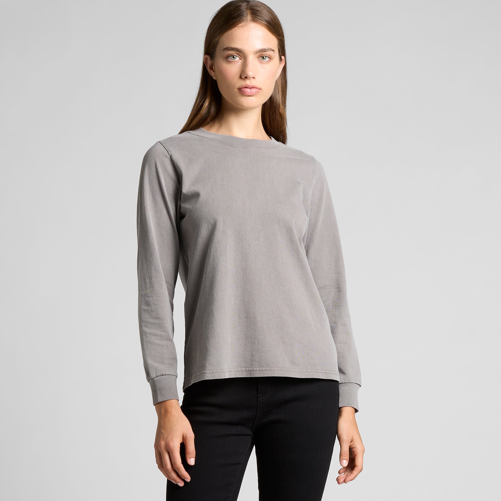 4083 WOS HEAVY FADED LS TEE