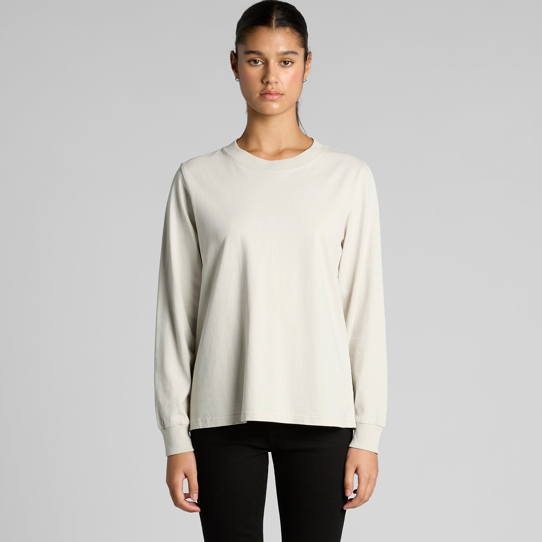 4083 WOS HEAVY FADED LS TEE