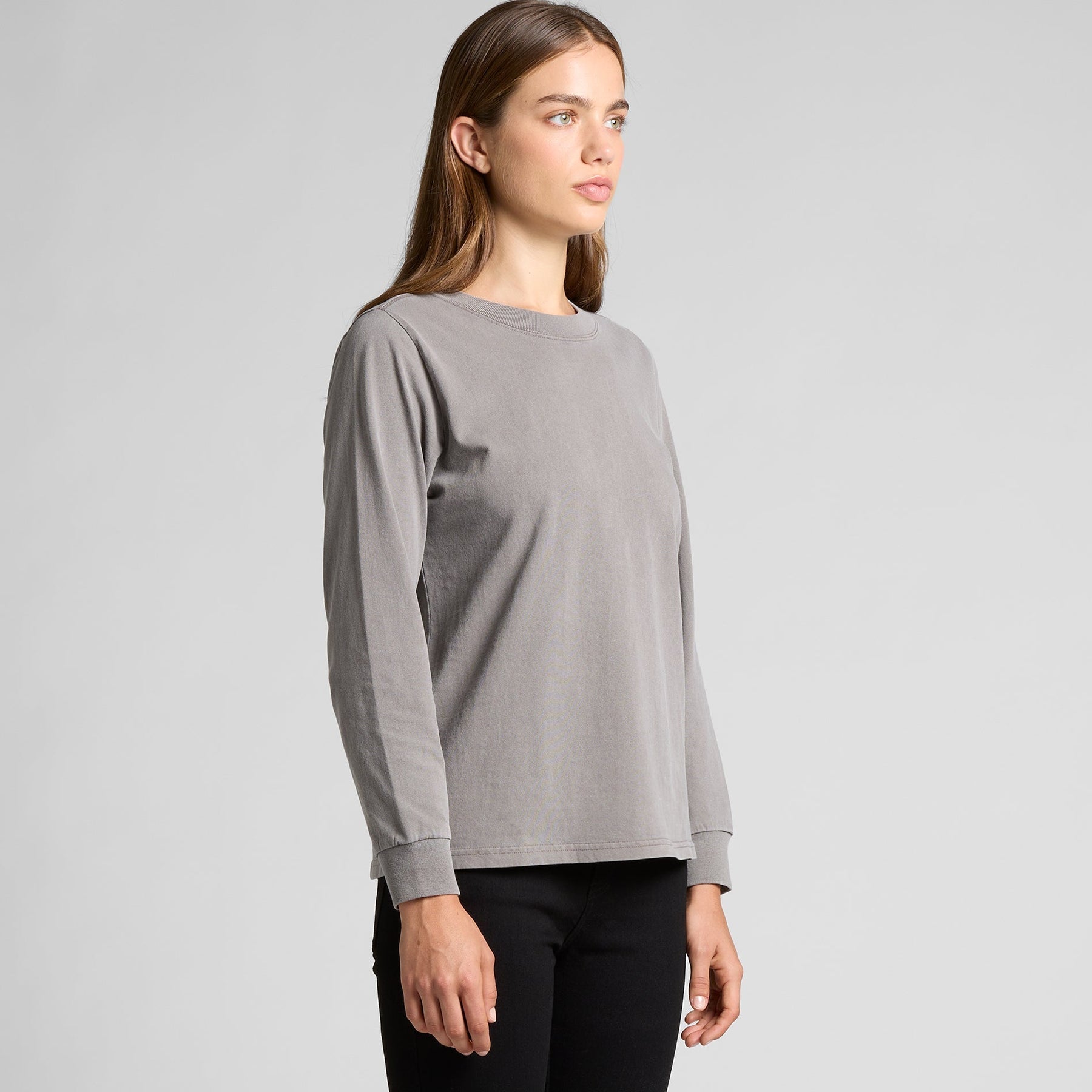 4083 WOS HEAVY FADED LS TEE