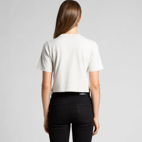 4089 WOS HEAVY FADED CROP TEE