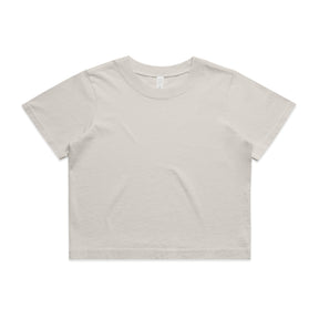 4089 WOS HEAVY FADED CROP TEE