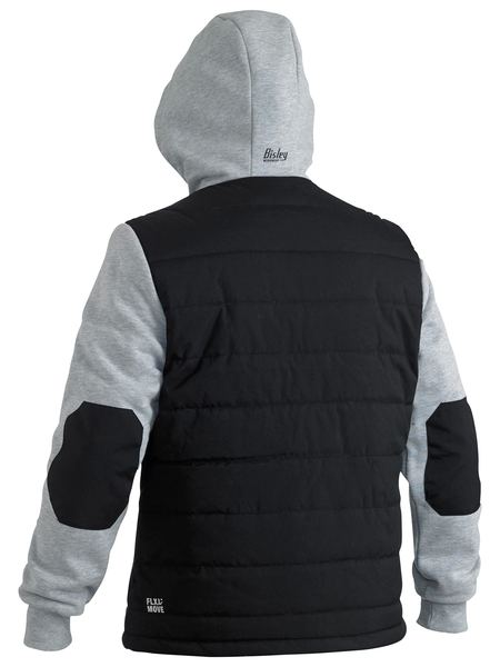 Bisley Flex & Move™ Contrast Puffer Fleece Hooded Jacket - BJ6944