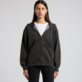4170 WOS RELAX FADED ZIP HOOD