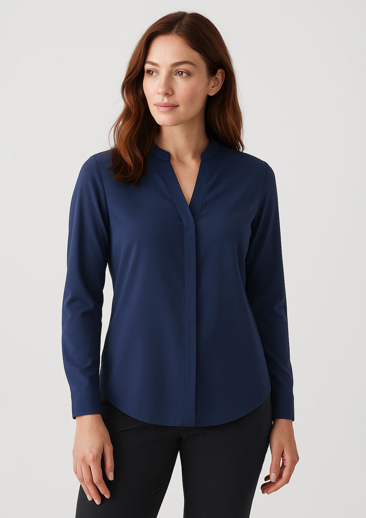 44210 Womens Juliette Long Sleeve Blouse