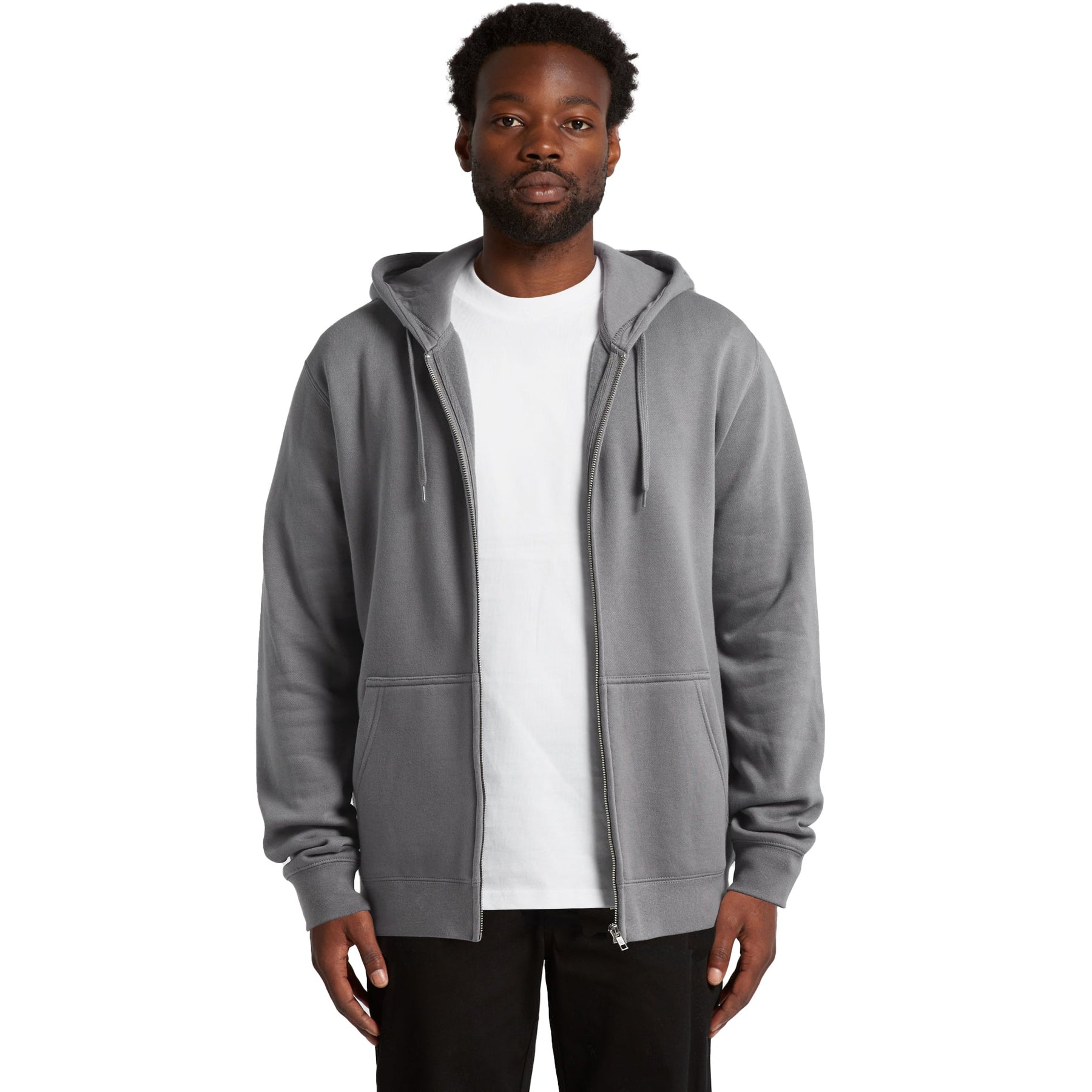 5104 STENCIL ZIP HOOD