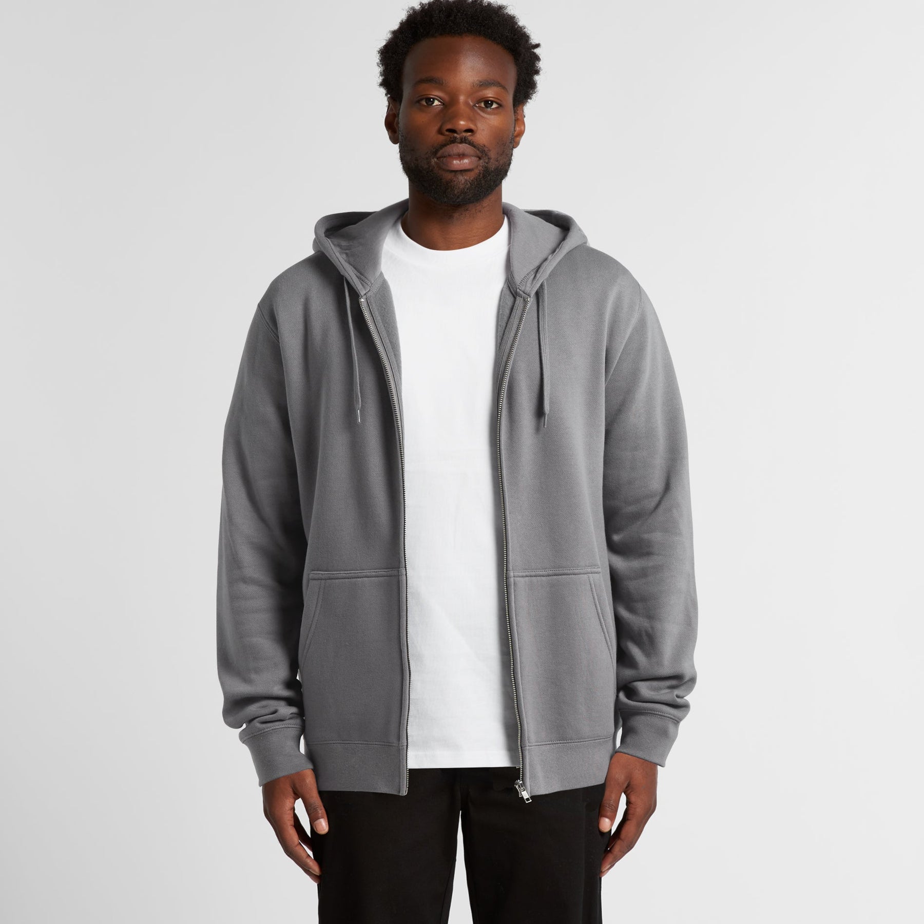 5104 STENCIL ZIP HOOD