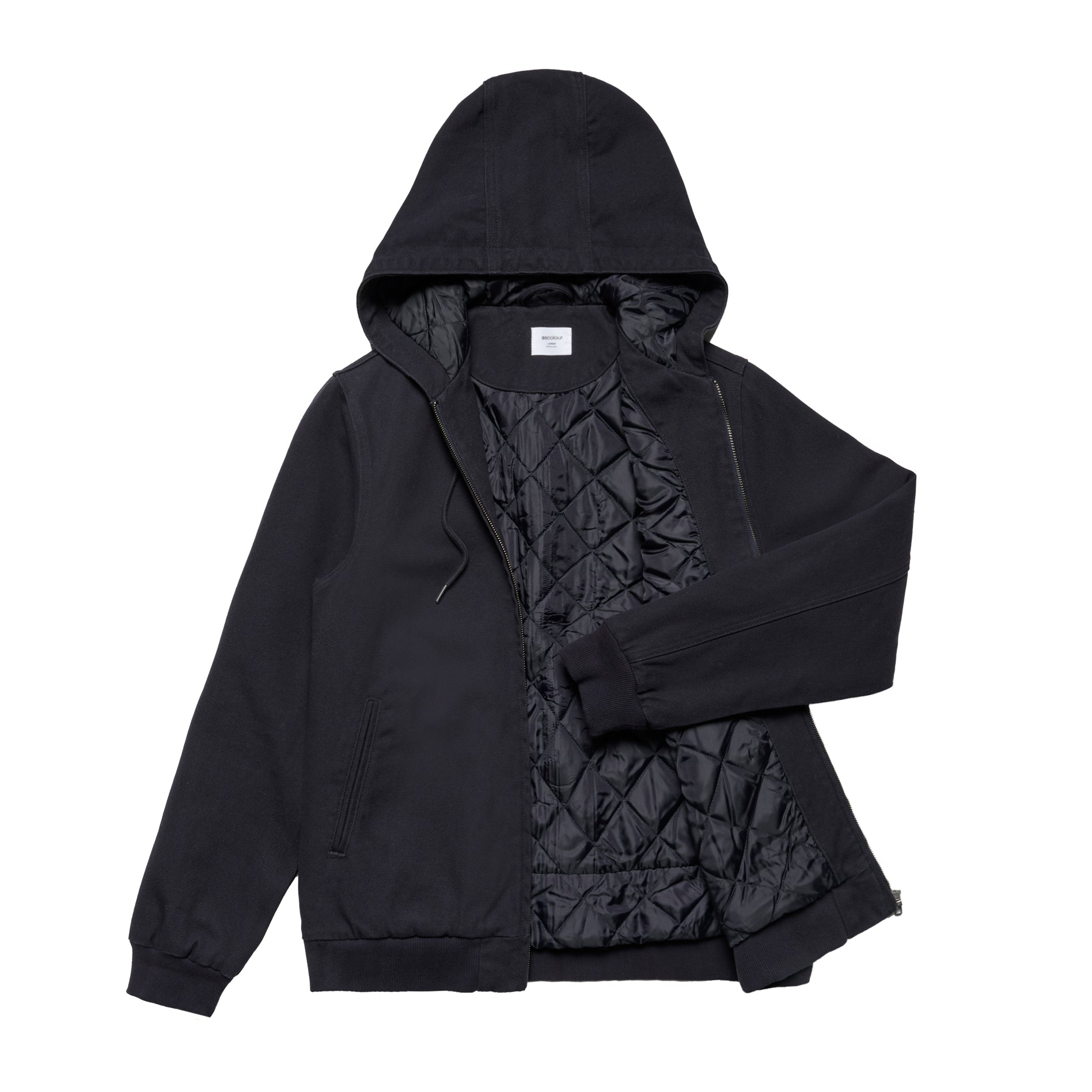 5532 CANVAS BOMBER HOOD JACKET