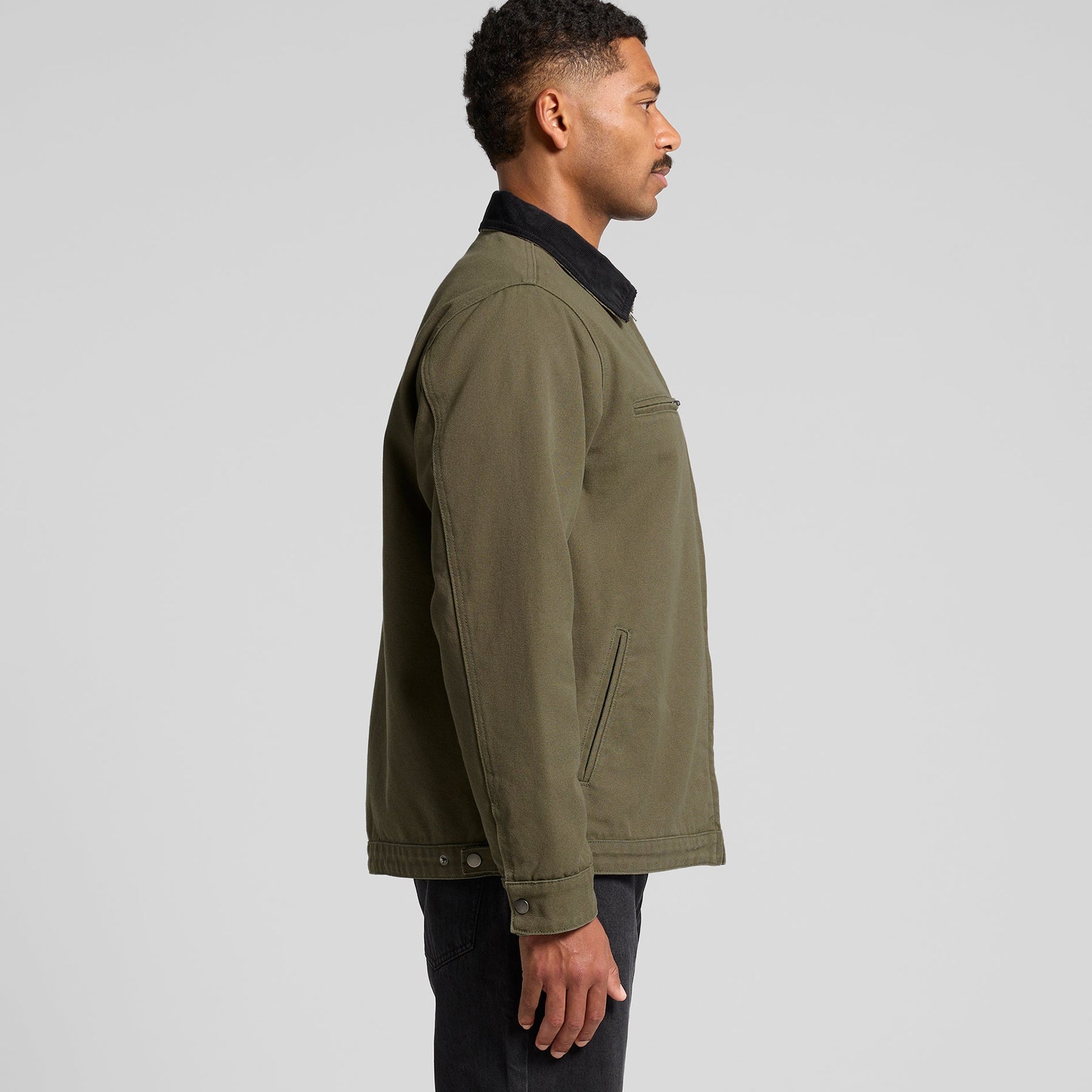 5533 CANVAS CORD COLLAR JACKET
