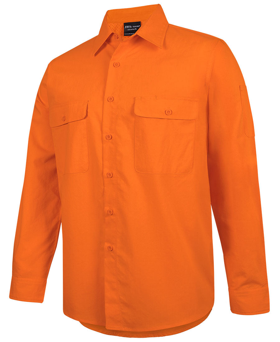 JB's Hi VIs Class F Ripstop L/S Work Shirt 6HRFL