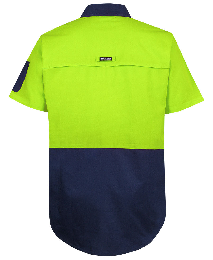 JB's Hi Vis Class F Ripstop S/S Work Shirt 6HRFS