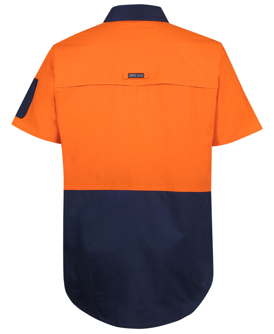 JB's Hi Vis Class F Ripstop S/S Work Shirt 6HRFS