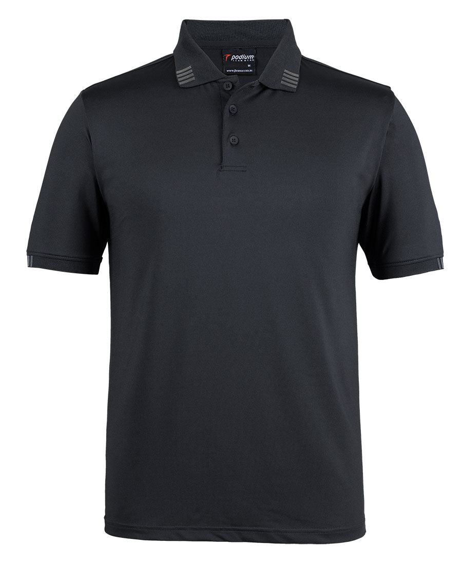 Podium 4 Stripe S/S Stretch Polo 7S4P