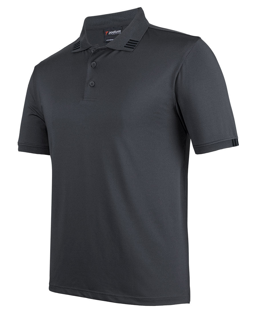 Podium 4 Stripe S/S Stretch Polo 7S4P