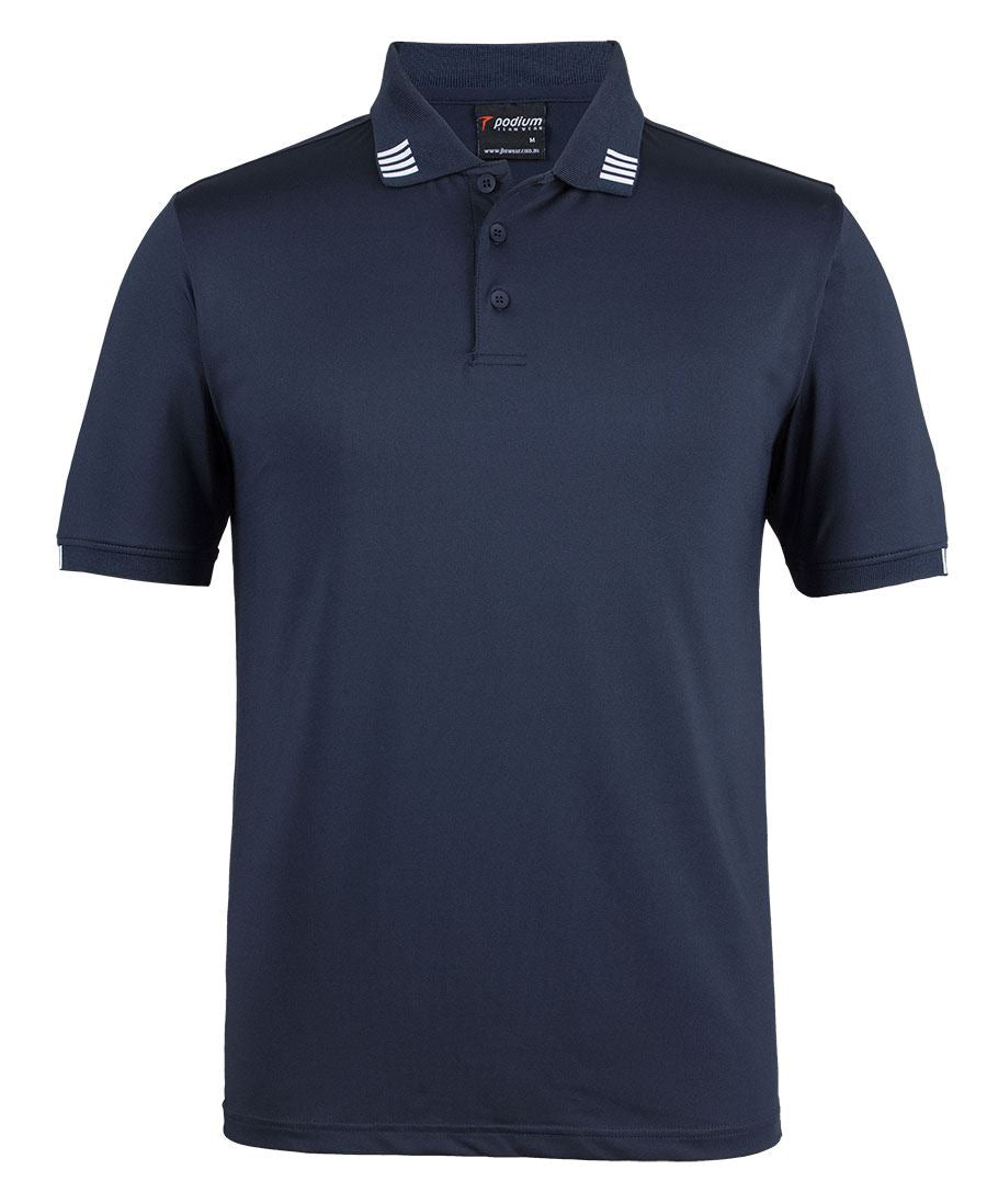 Podium 4 Stripe S/S Stretch Polo 7S4P